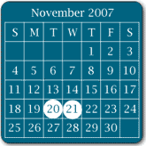 Mark your Calendar