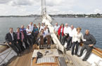 After meeting in Lunenburg, Canada's premiers and leaders of national Aboriginal organizations toured the harbour aboard the tall ship Amistad.