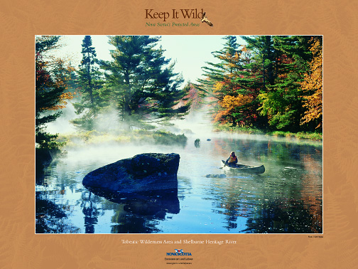 Tobeatic Wilderness Area and Shelburne Heritage River - Poster