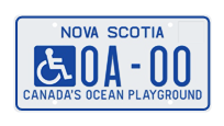 Accessible Parking Plates for Passenger or Light Commercial Vehicles