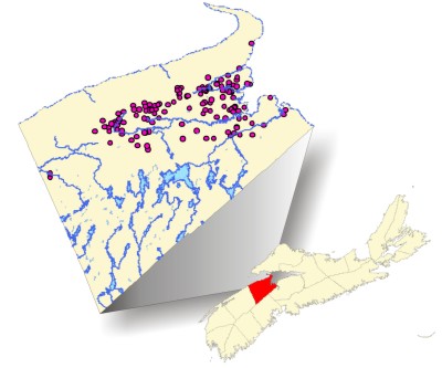 Groundwater observation well network - well locations