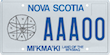 Mi'kmaw Symbol Licence Plate